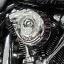 S&S Cycle 170-0435C 2017+ M8 Models Stealth Air Cleaner Kit w/ Chrome Mini Teardrop Cover