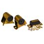 Prothane 1-1906-BL Jeep Motor & Trans Mount Kit - Black