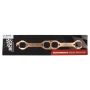 SCE GASKETS 4111 PRO COPPR EMBSSD EXH. FOR CHEV RACING SBC 18deg ALUM HEADS