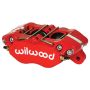 Wilwood 120-9706-RD Caliper-Dynapro 5.25in Mount-Red 1.00in Pistons .81in Disc