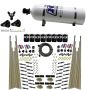 Nitrous Express 93306-15 8 CYL DRY DIRECT PORT, FOUR STAGE, 8 SOLENOIDS, WITH 15LB BOTTLE (200-600HP)