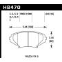 Hawk Performance HB470D.643 ER-1 Disc Brake Pad