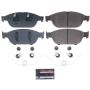 PowerStop Z23-1549 PowerStop - Z23 Daily Driver Carbon-Fiber Ceramic Brake Pads with Hardware Kit