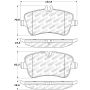 Stoptech 309.08720 Performance Brake Pads