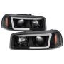SPYDER 5084521 Projector Headlights - Version 2 - Light Bar DRL - Black