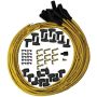 Moroso 73215 Universal Ignition Wire Set - Blue Max - Spiral Core - Unsleeved - 135 Degree - Yellow