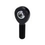ALLSTAR PERFORMANCE ALL58089 Alum Rod End RH Male Black 1/2ID x 5/8Thread