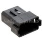 NAMZ DR-12B Deutsch DT Series 12-Wire Receptacle & Wedgelock - Black (HD 72109-94BK)