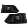 SPYDER 5087065 Full LED Fog Lights w/Universal Switch - Clear