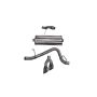CORSA Performance 14859BLK Corsa 2015-2020 ack Exhaust Sport 3in Single Side Twin Black 4in Tips 2015 Chevy Tahoe/GMC Yukon