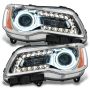 Oracle Lighting 7728-001 SMD Pre-Assembled Headlights, Non-HID, Chrome Bezel, White