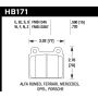 Hawk Performance HB171D.590 ER-1 Disc Brake Pad