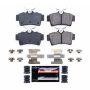 PowerStop Z23-627 PowerStop - Z23 Daily Driver Carbon-Fiber Ceramic Brake Pads with Hardware Kit