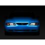 Raxiom 49049 94-98 Ford Mustang Axial Series Cobra Style Headlights- Chrome Housing (Clear Lens)
