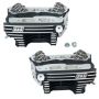 S&S Cycle 90-1361 84-99 BT Super Stock Cylinder Heads - Wrinkle Black Aluminum Finish