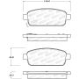 Stoptech 308.14680 Street Brake Pads - Front