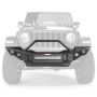 Go Rhino 331201T 07-20 Jeep Wrangler JL/JLU/JK/JKU/Gladiator JT Rockline Full Width Bumper w/ Overrider