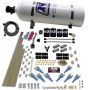 Nitrous Express 90506-15 8 CYL SHARK DIRECT PORT, 4 SOLENOIDS, WITH 15LB BOTTLE (200-600HP JETTING)