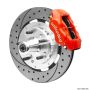 Wilwood 140-15548-DR 55-57 Chevrolet Bel Air Forged Dynalite Front Big Brake Kit - Red