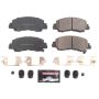 PowerStop Z23-2178 PowerStop - Z23 Daily Driver Carbon-Fiber Ceramic Brake Pads with Hardware Kit