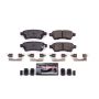 PowerStop Z23-1101 PowerStop - Z23 Daily Driver Carbon-Fiber Ceramic Brake Pads with Hardware Kit