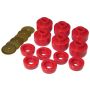 Prothane 07-14 Chevy Silverado Body Mount 12 Bushing Kit - Red