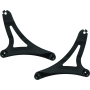 Kuryakyn 7092 Fixed Mounts Multi-Purpose Driver & Passenger Backrest 14-22 Indian Models Black
