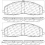 StopTech Ford 12-20 F-250/350 / 13-16 F-450 Front Truck & SUV Brake Pad