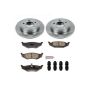 PowerStop KOE6263 OE Stock Replacement Low-Dust Ceramic Brake Pad and Rotor Kit