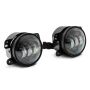 Raxiom 07-22 Jeep Wrangler JK/JL Axial Series Tri-Bar LED Fog Lights- White