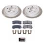 PowerStop SC1440 Semi-Coated Rotor and Low-Dust Ceramic Brake Pad Kit