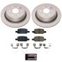 PowerStop CRK8761 Genuine Geomet Coated Rotor and Low-Dust Ceramic Brake Pad Kit