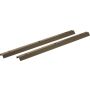 Kentrol 76-95 Jeep CJ7 Wrangler YJ Entry Guards Pair - Powdercoat Black