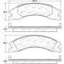 Stoptech 308.13290 Street Brake Pads