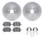 Dynamic Friction 6512-76341 Rotor Kit