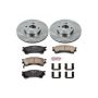 PowerStop KOE5031 OE Stock Replacement Low-Dust Ceramic Brake Pad and Rotor Kit