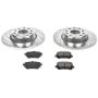 PowerStop K2261 Z23 Daily Driver Carbon-Fiber Ceramic Brake Pad and Drilled & Slotted Rotor Kit