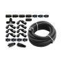 Torque Solution Braided Fuel Line Kit for -6 Aeromotive FPR: Subaru WRX 02-14 / Subaru STI 07-18