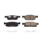 PowerStop 17-1818 PowerStop - Z17 Low-Dust Ceramic Brake Pads with Hardware