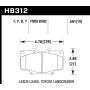 Hawk Performance HB312F.591 HPS Disc Brake Pad