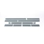 Putco 9751203BP 07-13 Chevy Silv Ext Cab 8ft Long Box - 6in Wide - 14pcs Black Platinum Rocker Panels