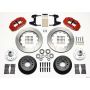Wilwood 140-9802-R Narrow Superlite 6R Front Hub Kit 14.00in Red 74-80 Pinto/Mustang II Disc Spindle only