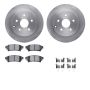 Dynamic Friction 6512-76524 Rotor Kit