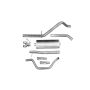 CORSA Performance 24903 Corsa 2009-2013 Chevrolet Silverado Reg. Cab/Long Bed 1500 4.8L V8 Polished Sport Cat-Back Exhaust