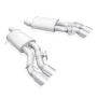 Stainless Works CTSV16MKS-PC 2016-18 Cadillac CTS-V Sedan Axleback System Dual-Mode Turbo Mufflers 4in Tips