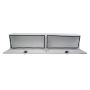 Dee Zee DZ67WH Deezee Universal Tool Box - Specialty 96In Topsider White BT Alum
