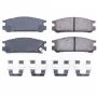 PowerStop 17-471 PowerStop - Z17 Low-Dust Ceramic Brake Pads with Hardware
