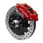 Wilwood 140-15941-DR Superlite 6R Front Brake Kit for 63-87 Chevy C10 Prospindle13.06 in Diameter, Red Calipers