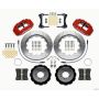 Wilwood 140-13044-R Narrow Superlite 6R Front Hat Kit 14.00in Red 2008-up Hyundai Genesis Coupe w/Lines