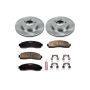 PowerStop KOE1931 OE Stock Replacement Low-Dust Ceramic Brake Pad and Rotor Kit